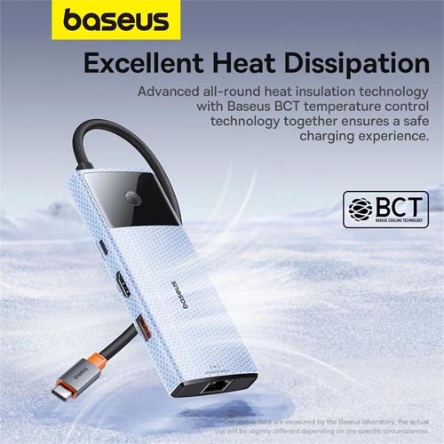 Baseus BS-OH099 Metal Gleam Series II 6-in-1 USB HUB - Image 12