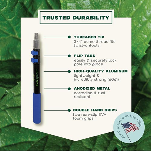 EVERSPROUT 5-to-12 FT Telescopic Extension Pole - Image 4