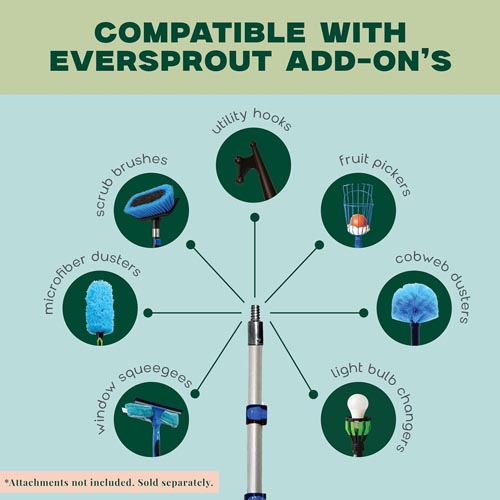 EVERSPROUT 5-to-12 FT Telescopic Extension Pole - Image 3