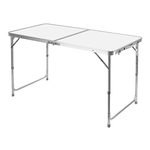 HD-Aluminium Bi Folding Table 120 x 60X 70 cm