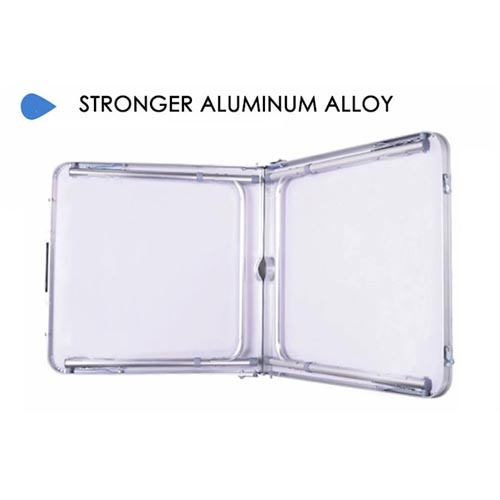 HD-Aluminium Bi Folding Table 120 x 60X 70 cm - Image 5