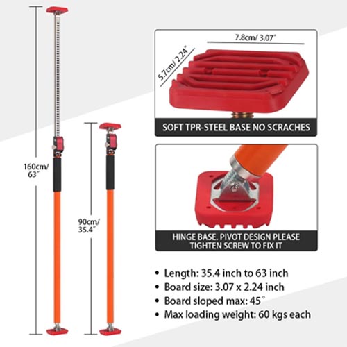 MOETER 35~63”Cabinet Support Rod 154 lbs - Image 7