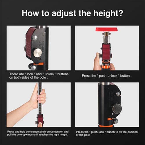 MOETER 35~63”Cabinet Support Rod 154 lbs - Image 5