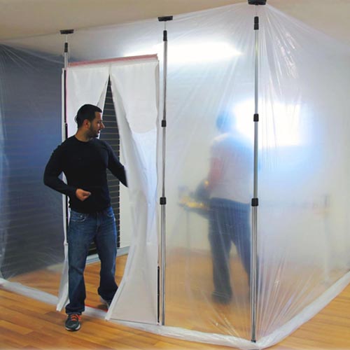 SAFEACET 12FT Stainless Steel Zipper Walls Poles Kit - Image 2