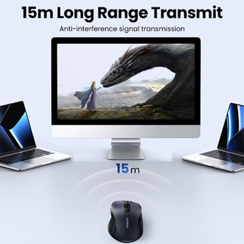 UGREEN MU006 Wireless Ambidextrous 4000DPI Mouse - Image 12