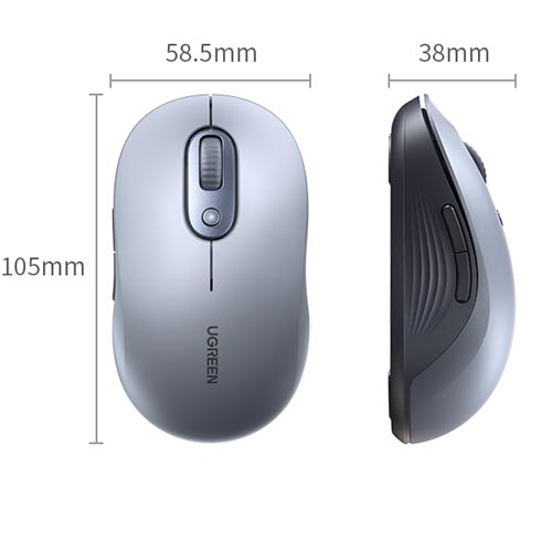 UGREEN MU006 Wireless Ambidextrous 4000DPI Mouse - Image 19
