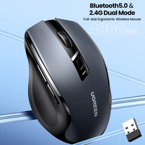 UGREEN MU006 Wireless Ambidextrous 4000DPI Mouse - Image 18