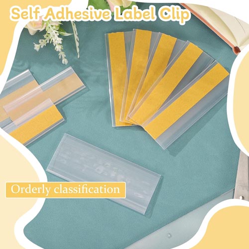 XoeLLe 8X4.2 cm Adhesive Shelf Labels x 50 - Image 4