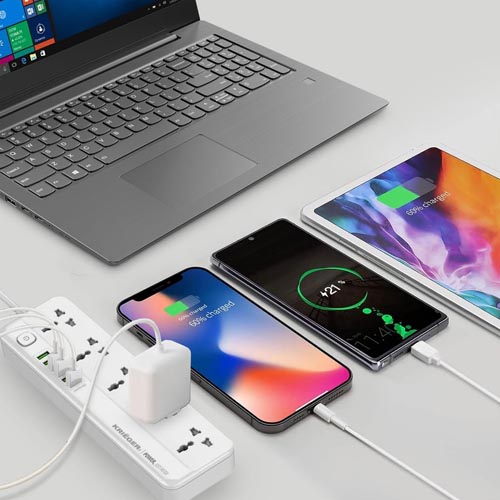 KRIEGER 5 Outlets Universal Surge Protector Power Strip 250V 2 M - Image 5