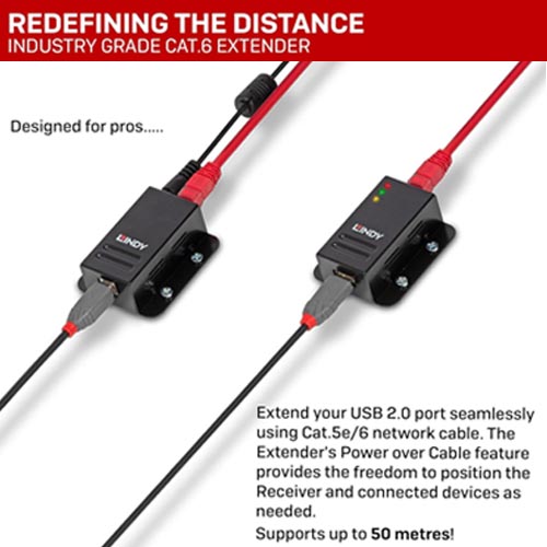 LINDY 42680 USB 2.0 CAT.5/6 Extender - Image 6