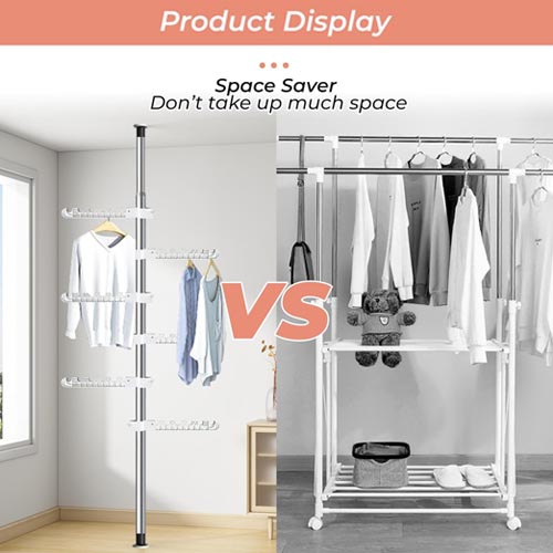 MultiMall Floor to Ceiling Tension Rod 3.1m - Image 6