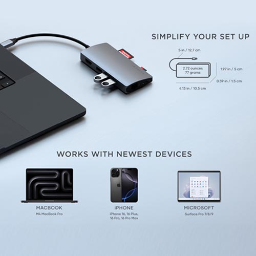Satechi ST-TCMA2M USB C Hub Multiport Adapter V2 - Image 3