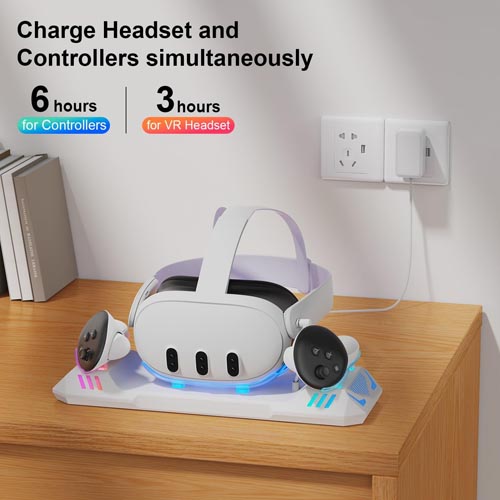 Jumkont Charging Dock for Meta Quest 3S/Quest 3 - Image 8