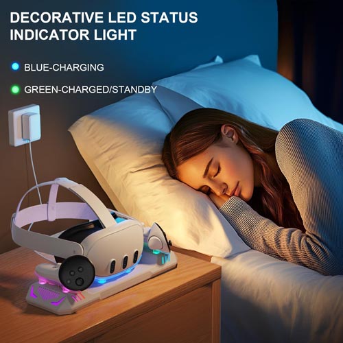 Jumkont Charging Dock for Meta Quest 3S/Quest 3 - Image 4