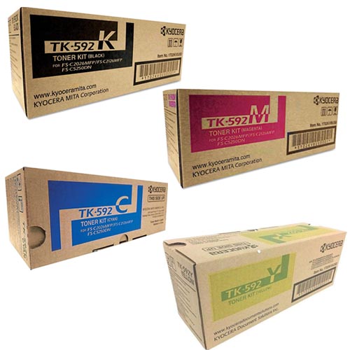 Kyocera TK-592 Toner Cartridge Up To 5000 Pages Yield