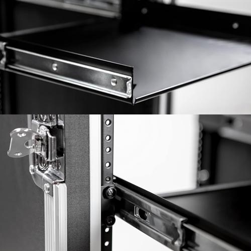 OSP RS1U-SLIDER Universal Flat 1 Space Sliding Shelf - Image 2