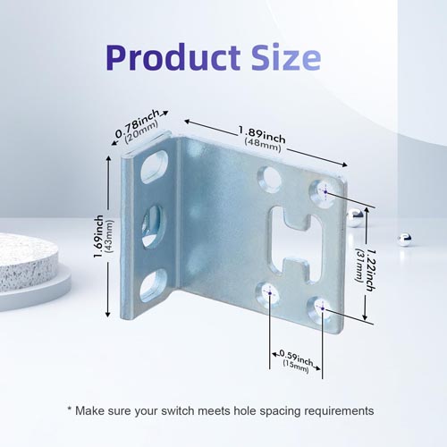 PhyinLan Rack Mount Kit for for Juniper EX2200/EX2300 - Image 6
