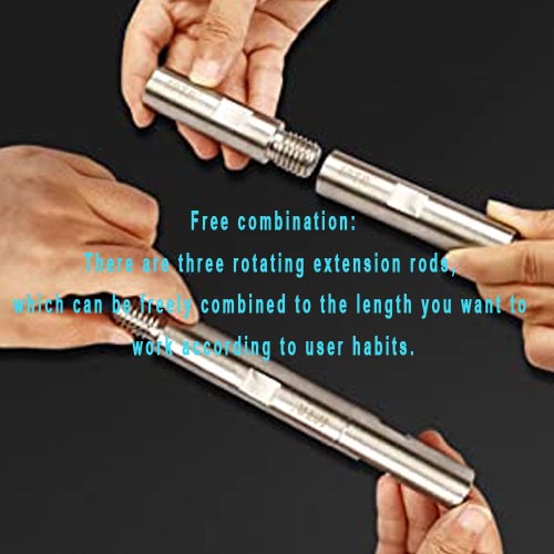 SPTA Metal Rotary Extension Shaft Set 75, 100 & 140mm - Image 9