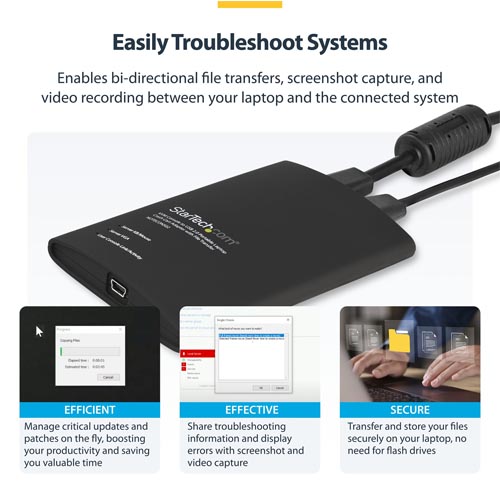 StarTech NOTECONS02-VGA-MDP Portable Crash Cart Adapter - Image 8