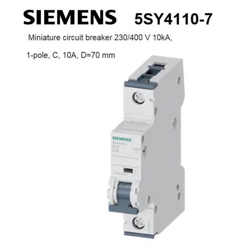 Siemens SENTRON Series 5SY4510-7 Circuit Breaker