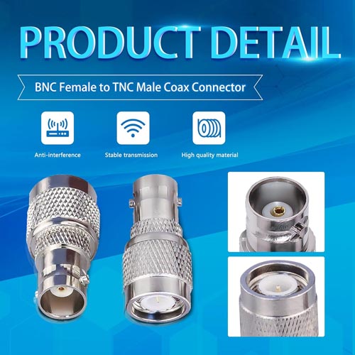 TUOLNK TNC Male to BNC Female RF Coaxial Connector - Image 6