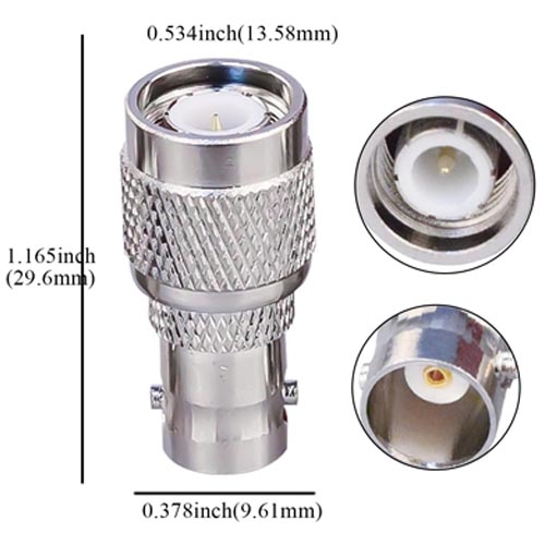 TUOLNK TNC Male to BNC Female RF Coaxial Connector - Image 3