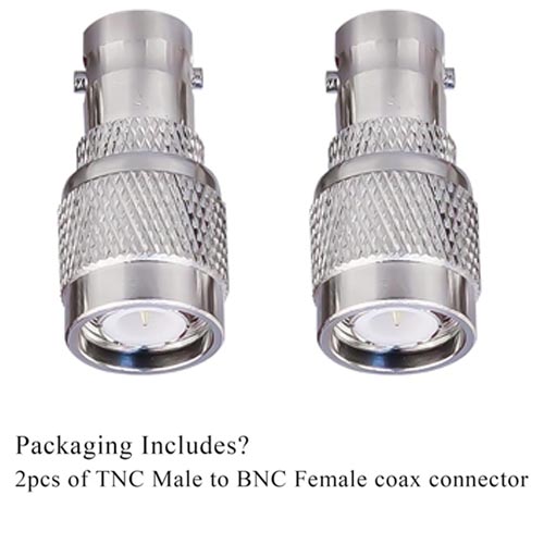 TUOLNK TNC Male to BNC Female RF Coaxial Connector - Image 2