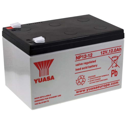 Yuasa NP12-12 VRLA Lead Acid Battery 12v 12Ah