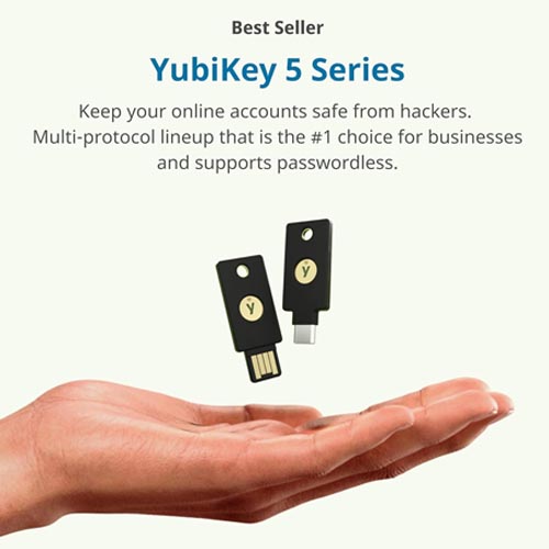 Yubico YubiKey 5 Series NFC 2FA Security Key FIDO - Image 11