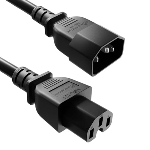 CableLeader 6ft C15 PDU Server Power Cord C14 to 14AWG
