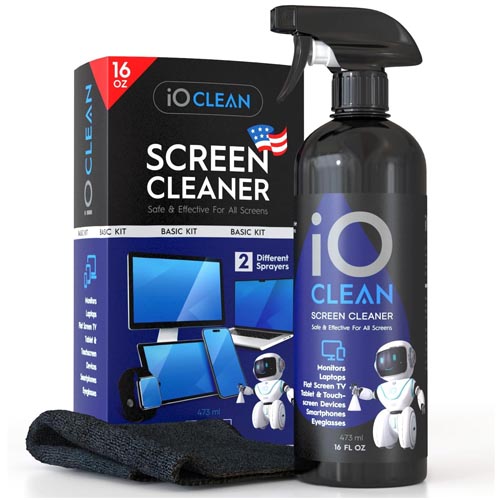 iO CLEAN 16.9 FL OZ Computers Device Spray Cleaner
