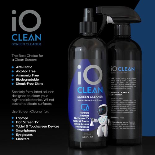 iO CLEAN 16.9 FL OZ Computers Device Spray Cleaner - Image 8
