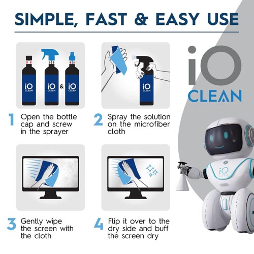 iO CLEAN 16.9 FL OZ Computers Device Spray Cleaner - Image 6