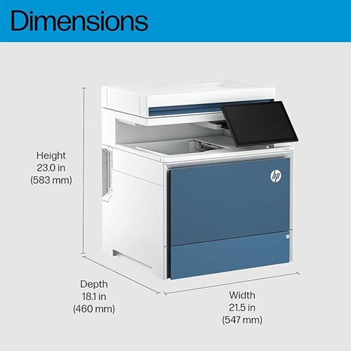 HP Color LaserJet Enterprise MFP 5800zf Printer - Image 12