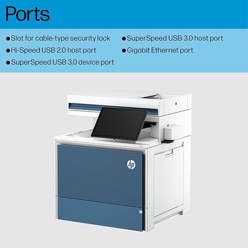 HP Color LaserJet Enterprise MFP 5800zf Printer - Image 10