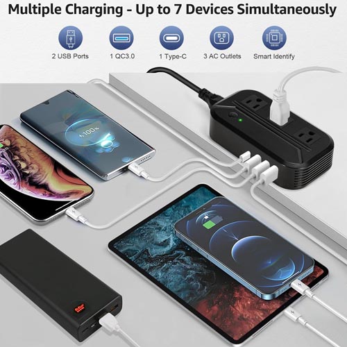 AceChef Voltage Converter 2300W 220V/240V to 110V/120V - Image 6