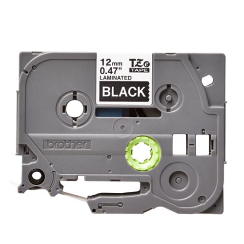 Brother TZe-335 1/2 In. White On Black P-touch Tape - Image 7