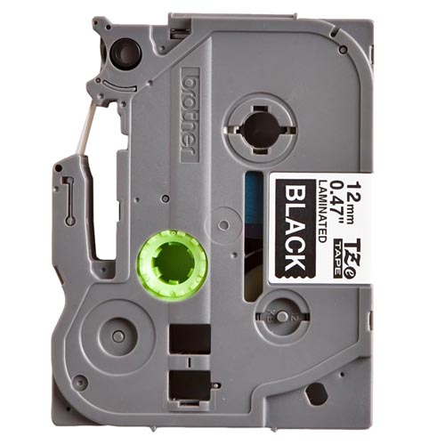 Brother TZe-335 1/2 In. White On Black P-touch Tape - Image 6