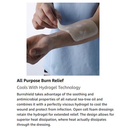 Burnshield Premium Sterile Emergency Burn Dressing - Image 3