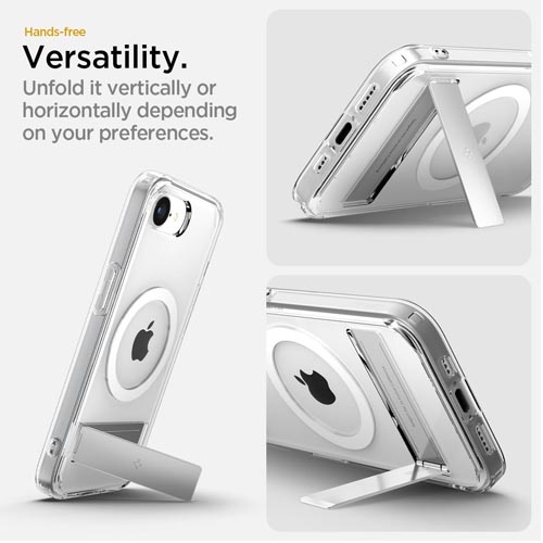 Spigen ACS09148 iPhone 16e Case Cover Clear White - Image 7