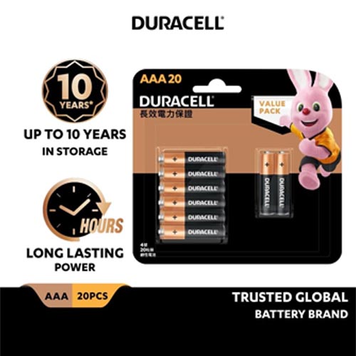 Duracell Alkaline AAA Batteries pack of 20 - Image 8