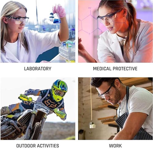 HPYNPES Anti-Fog Goggles Over-Spec Safety Glasses - Image 4