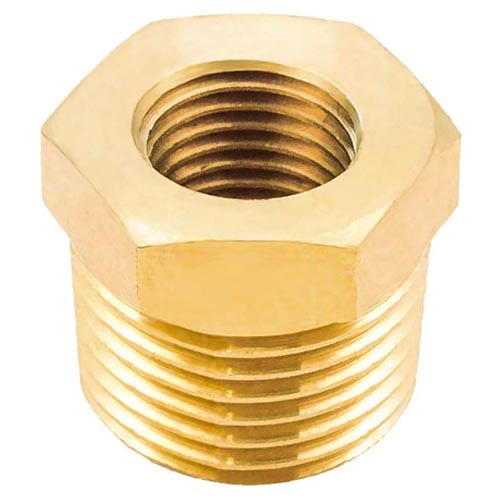 Joywayus 1/2" NPT M to 1/4" NPT F Pipe Fitting Reducer - Image 4