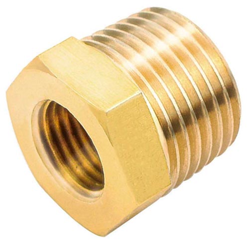 Joywayus 1/2" NPT M to 1/4" NPT F Pipe Fitting Reducer - Image 3