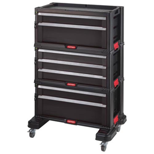 KETER 7 Drawer Workshop Trolley Module