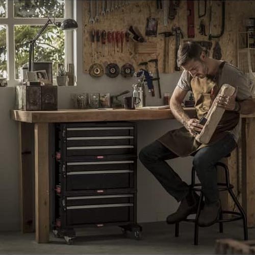 KETER 7 Drawer Workshop Trolley Module - Image 2