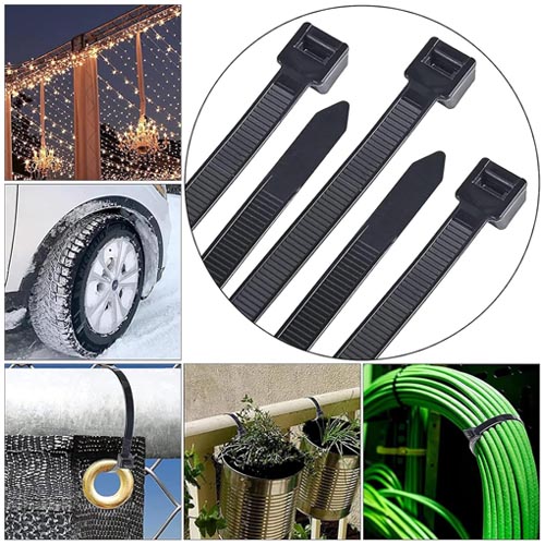 ORTAVA NLZD-001 300 mm x 7.6 mm Cable Ties 100 pack - Image 3