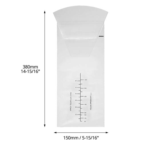 QWORK 1000ml Emesis Vomit Bags 50 pack - Image 5