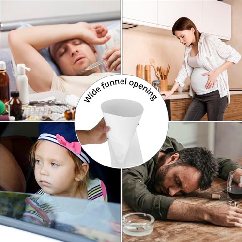 QWORK 1000ml Emesis Vomit Bags 50 pack - Image 4