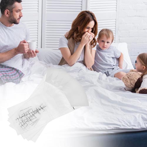 QWORK 1000ml Emesis Vomit Bags 50 pack - Image 3